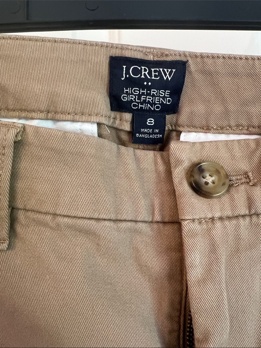 J.Crew High-Rise Girlfriend Chino Pants. Women’s size 8 - Picture 2 of 6
